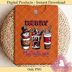 merry christmas coffee cups png