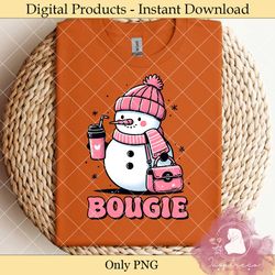 bougie snowman cup and bag png