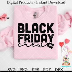 black friday crew svg design