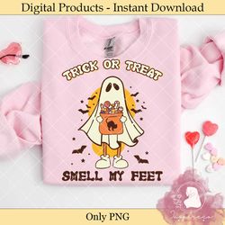 trick or treat smell my feet retro ghost
