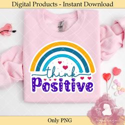 think positive – stickers sublimation