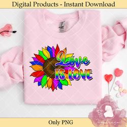 love is love lgbt pride sublimation png