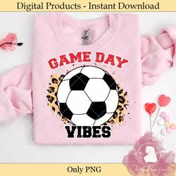game day vibes sublimation graphic png