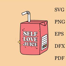 self love juice box svg