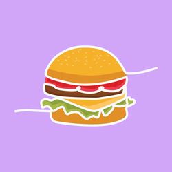 burger graphic hamburger art fast food