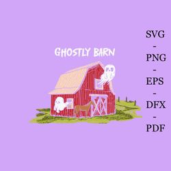 ghostly barn