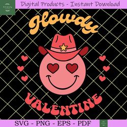 peaceful howdy valentine cowboy svg