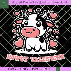 cow love cowboy valentine svg