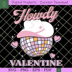 retro disco ball howdy valentine