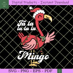 fa la la la la mingo flamingo christmas