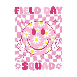 groovy field day squad svg