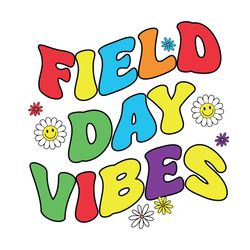 groovy field day 2024 vibes svg