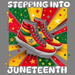 stepping into juneteenth png black women