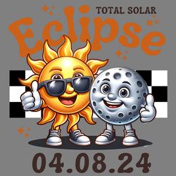 april 8 2024 total solar eclipse png digital download files