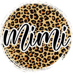 mimi leopard svg digital download files