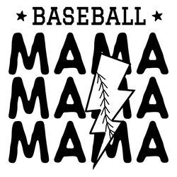 baseball mama svg cut file digital download files