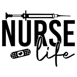 nurse life svg file digital download files