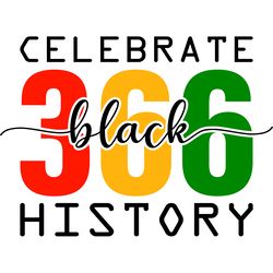 celebrate black history month svg design