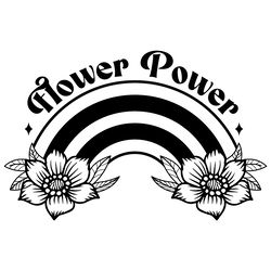 flower power svg cut file digital download files