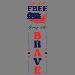 4th of july porch sign svg cut file digital download files