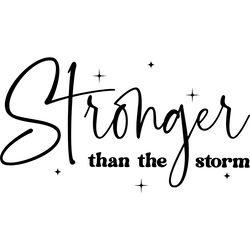stronger than the storm svg design bundl
