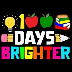 back to school 100 days of brighter digital download files