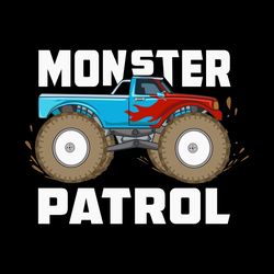 monster patrol vintage monster truck digital download files