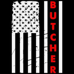 american flag butcher butchering digital download files