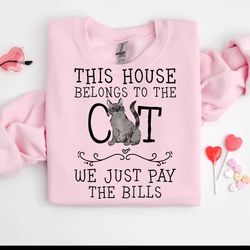 cat house we pay the bill funny cat png