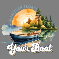 whatever floats your boat - lake png digital download files