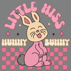 little miss hunny bunny png sublimation digital download files