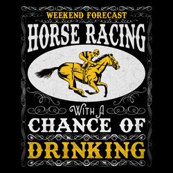 horse t-shirt weekend horse racing lover