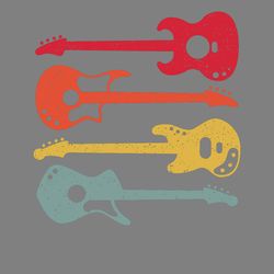 guitar t-shirt design retro guitar lover