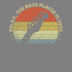 guitar t-shirt design relax the bass digital download files