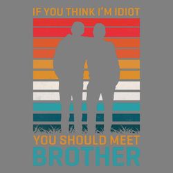 retro shirt design two funny brother digital download files