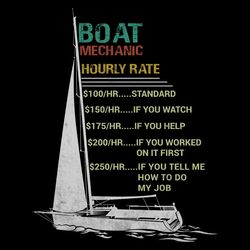 mechanic t shirt design mens boat digital download files