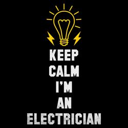 electrician t-shirt keep calm i'm line digital download files