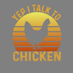 chicken tshirt design yep talk chicken digital download files