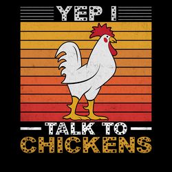 chicken tshirt design i talk to chicken digital download files