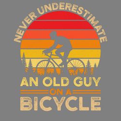 cycling t-shirt design old guy with bike