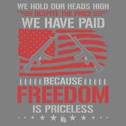 army veteran freedom quote shirt design digital download files