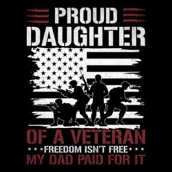 army veteran shirt design proud-daughter
