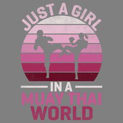 thai boxing just a girl boxing lover digital download files