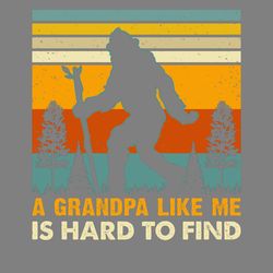 bigfoot grandpa bigfoot lover t-shirt digital download files