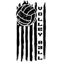 distressed volleyball usa flag digital download files