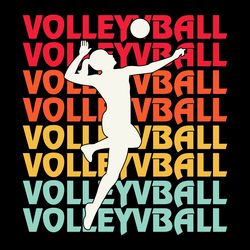 vintage volleyball gift for volleyball digital download files