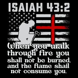 thin red line firefighter cross bible digital download files