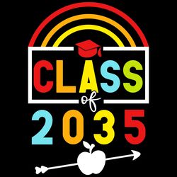 class of 2035 first day of school digital download files