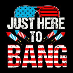 just here to bang freedom usa flag digital download files