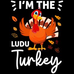 i'm the turkey happy thanksgiving digital download files